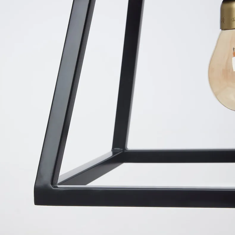 IKEA FELSISK ФЕЛЬСІСК, підвісний світильник із 4 лампами, чорний, 81 см 205.084.94 фото №2