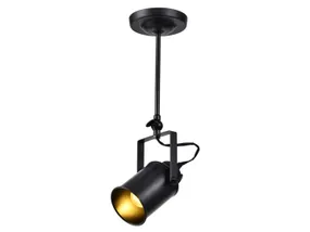 BRW Металлический потолочный светильник Demir черный 079808 фото