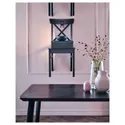 IKEA INGOLF ІНГОЛЬФ, стілець, коричнево-чорний 602.178.22 фото thumb №2