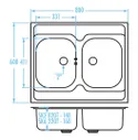 BRW Junona Line, набор бытовой техники 50 VDB/KUC-AGD-JUNONA-50CM-INOX-KPL1 фото thumb №7