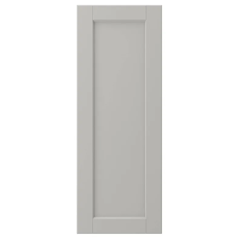 IKEA LERHYTTAN ЛЕРХЮТТАН, дверь, светло-серый, 30x80 см 004.188.52 фото №1