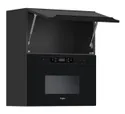 BRW Верхний шкаф для кухни Sole L6 60 см с вытяжкой наклонный черный матовый, черный/черный матовый FM_GMO_60/72_O_AMW442-CA/CAM/CA фото thumb №3
