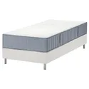 IKEA LYNGÖR ЛИНГЁР, тахта, Vågstranda medium hard / light blue white, 90x200 см 995.540.77 фото thumb №1