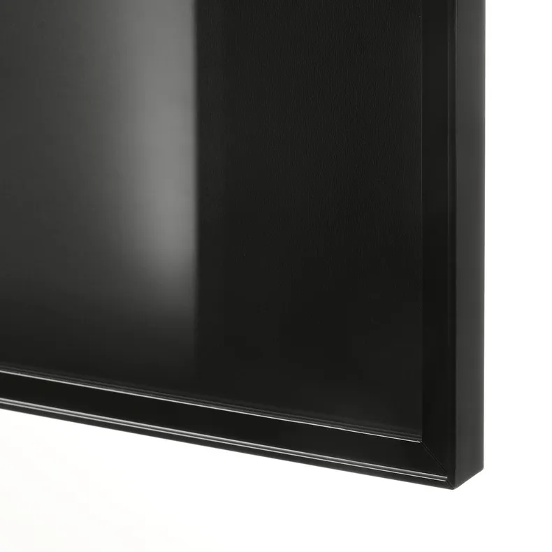 IKEA HÖGBO ХЕГБУ, скляні дверцята, чорний, 40x192 см 405.234.03 фото №3