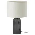 IKEA TONVIS ТОНВИС, лампа настольная, тонированное стекло / белый, 52 см 304.504.02 фото thumb №1