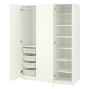 IKEA PAX ПАКС / FORSAND ФОРСАНД, гардероб, белый / белый, 150x60x201 см 492.464.68 фото thumb №1