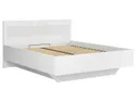BRW Кровать Flames 160x200 с каркасом и ящиком для хранения белый глянцевый, белый глянец LOZ/160/B-BIP фото thumb №1