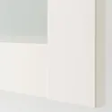 IKEA PAX ПАКС / BERGSBO БЕРГСБУ, гардероб, комбинация, белое / матовое стекло, 200x38x236 см 593.288.97 фото thumb №3