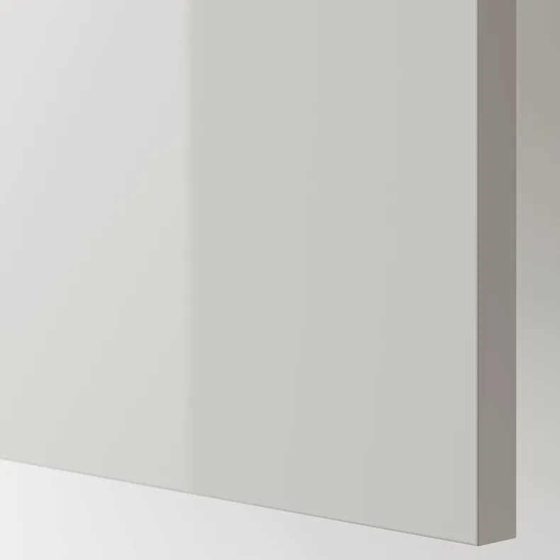 IKEA RINGHULT РИНГУЛЬТ, накладная панель, глянцевый светло-серый, 39x86 см 703.271.27 фото №2