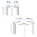 IKEA LACK ЛАКК, комплект столів, 2 шт, білий 594.427.27 фото thumb №8