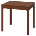 IKEA EKEDALEN ЕКЕДАЛЕН, розкладний стіл, коричневий, 80/120x70 см 803.408.35 фото thumb №1