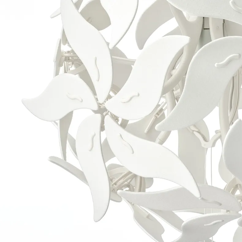 IKEA RAMSELE РАМСЕЛЕ, подвесной светильник, цветок / белый, 43 см 304.048.82 фото №8