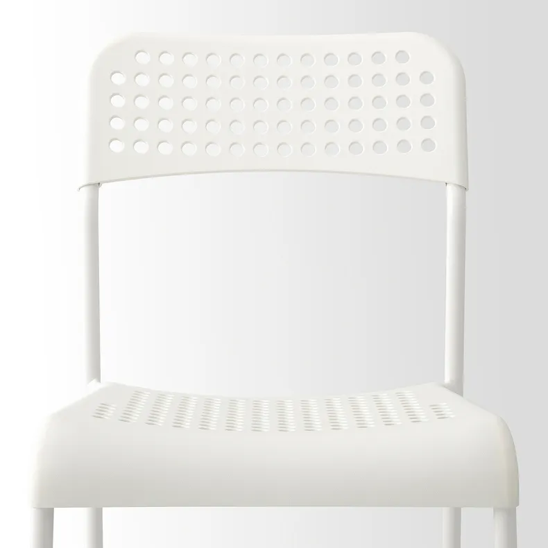 IKEA ADDE АДДЕ, стілець, білий 102.191.78 фото №6