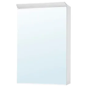 IKEA TREASJÖN ТРЕАШЁН, зеркальный шкаф/1дверца/подсветка, 50x17x75 см 505.644.45 фото
