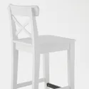 IKEA INGOLF ИНГОЛЬФ, стул барный, белый, 74 см 001.217.66 фото thumb №4
