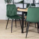 Стілець оксамитовий MEBEL ELITE ROBIN Velvet, Зелений фото thumb №4