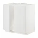 IKEA METOD МЕТОД, напольный шкаф для мойки+2 двери, белый / Стенсунд белый, 80x60 см 794.672.03 фото thumb №1