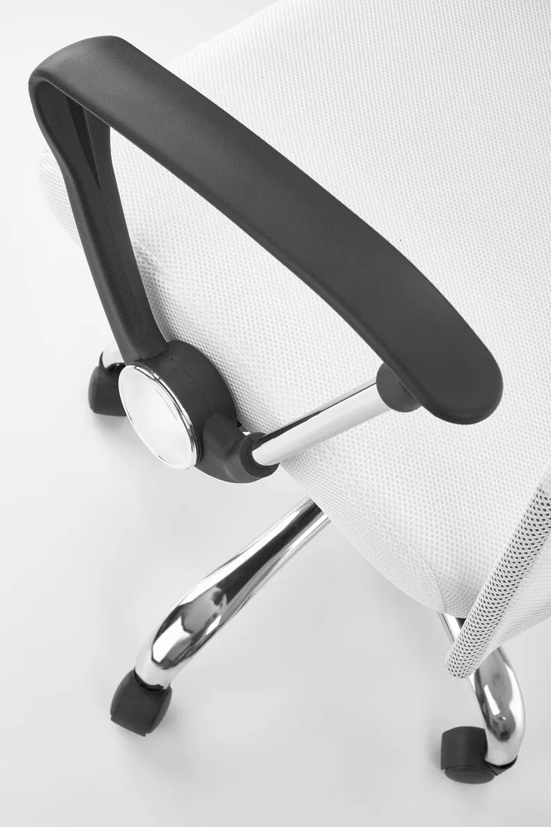 Крісло комп'ютерне офісне обертове HALMAR VIRE білий фото №4