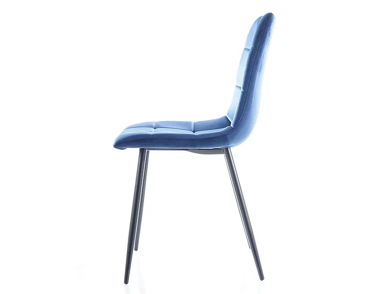 Кухонний стілець SIGNAL MILA Velvet, Bluvel 03 - світло-сірий фото №12
