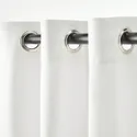 IKEA MOALINA МОАЛИНА, гардины, 2 шт., белый, 145x300 см 904.910.46 фото thumb №4