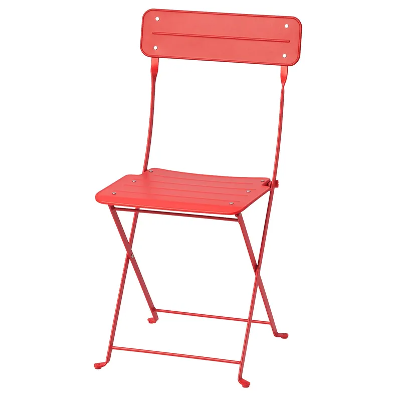 IKEA SUNDSÖ СУНДСЕ, стілець, вуличний, помаранчевий 705.289.46 фото №1