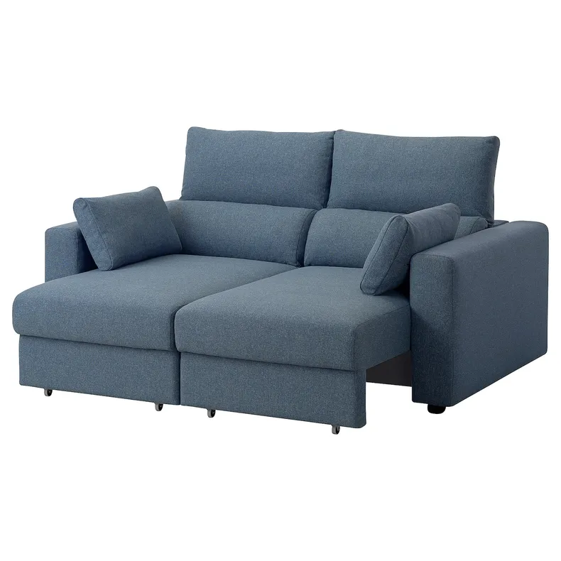 IKEA ESKILSTUNA ЭСКИЛЬСТУНА, 2-местный диван, Окрашенный в синий цвет 995.201.86 фото №2