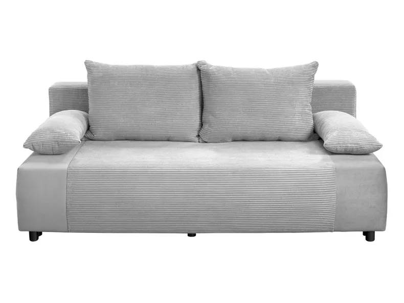 BRW тримісний диван Gapi розкладний з ящиком для зберігання велюр вельветовий сірий, Позиція 55 SO3-GAPI-LX_3DL-G2_BD5E05 фото №1