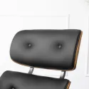 Кресло с подставкой для ног MEBEL ELITE PALERMO, экокожа: черный фото thumb №7