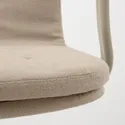 IKEA MULLFJÄLLET МУЛЛЬФЙЕЛЛЕТ, крісло для конференцій на коліщатах, Нагген бежевий 193.997.97 фото thumb №5