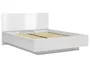 BRW Кровать двуспальная с подъемным механизмом BRW FORN 160х200 см, белый глянцевый LOZ/160/B-BIP фото
