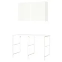 IKEA ENHET ЭНХЕТ, комбинация д / хранения, белый, 139x63,5x90,5 см 295.480.80 фото thumb №1