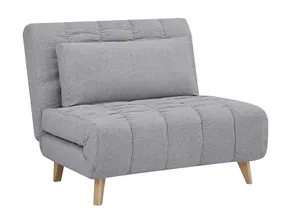 Кресло мягкое раскладное SIGNAL BILLY, ткань: серый / бук фото