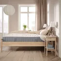 IKEA VALEVÅG ВАЛЕВОГ, матрац із блоком незалежних пружин, середня твердість / світло-блакитний, 140x200 см 104.506.67 фото thumb №2