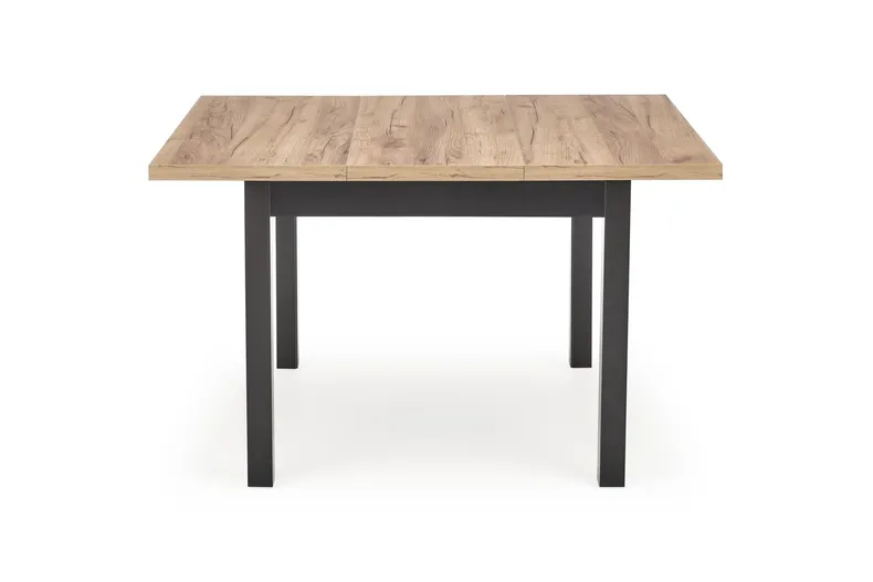 Кухонний стіл HALMAR TIAGO 90-125x90 см дуб крафт, чорний фото №8