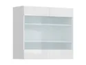 BRW Дводверна кухонна шафа Top Line 80 см з дисплейною панеллю в білому глянці, альпійський білий/глянцевий білий TV_G_80/72_LV/PV-BAL/BIP фото thumb №2