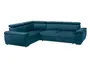 BRW Лофт відкидний кутовий диван з ящиком для зберігання темно-синій велюр, Monoli 77 Navy NA-LOFT-RECBK.2F-G1_AA63B2 фото
