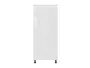Шафа кухонна для вбудованого холодильника BRW Sole 60 см ліва глянцева біла, альпійський білий/глянцевий білий FH_DL_60/143_L-BAL/BIP фото