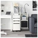 IKEA EKET ЭКЕТ, комбинация настенных шкафов, белый, 105x35x70 см 292.862.81 фото thumb №5
