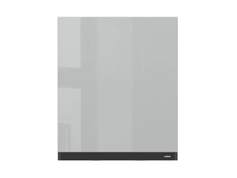 Кухонный шкаф BRW Top Line 60 см с вытяжкой правый серый глянец, серый гранола/серый глянец TV_GOO_60/68_P_FL_BRW-SZG/SP/CA фото №1