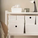 IKEA KUGGIS КУГГИС, контейнер, белый, 18x26x15 см 405.685.28 фото thumb №3