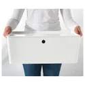 IKEA KUGGIS КУГГІС, коробка з кришкою, білий, 37x54x21 см 895.612.00 фото thumb №5