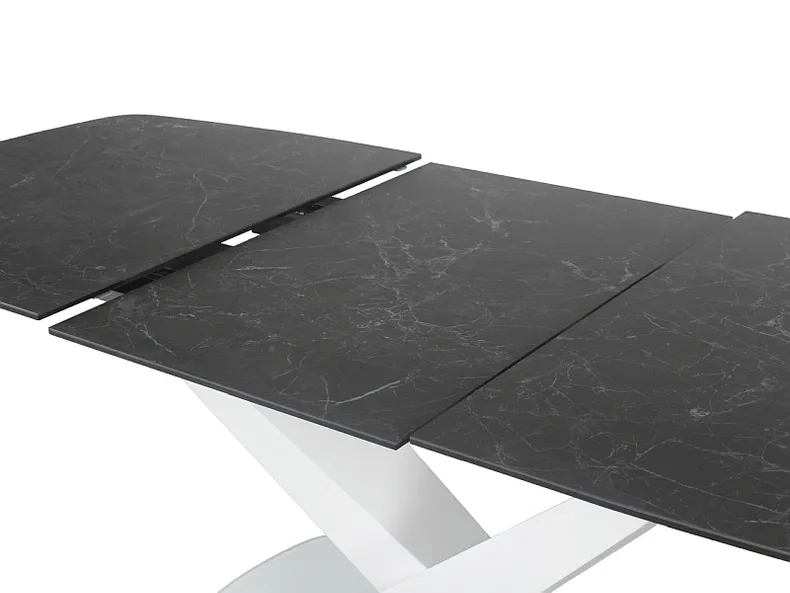 Керамический Столик SIGNAL CASSINO II, чёрный / белый, 90x160 фото №9