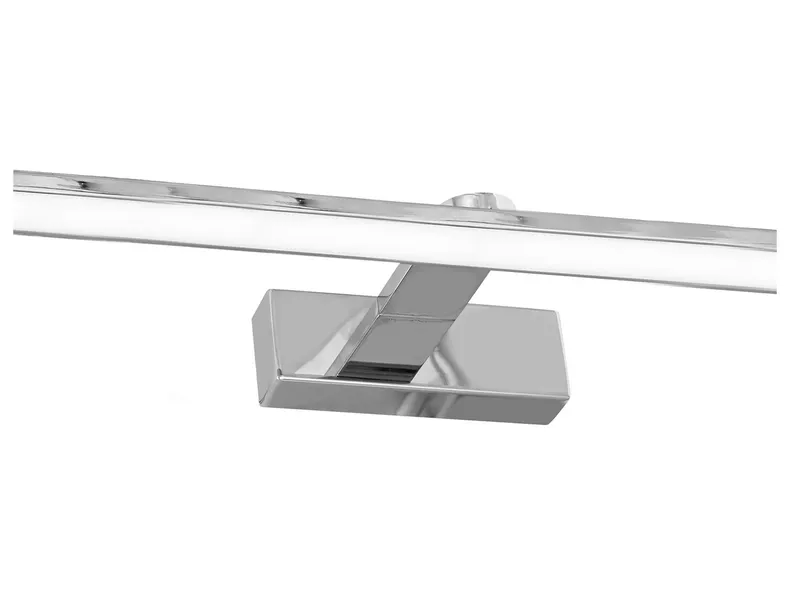 BRW Настінний світлодіодний металевий світильник для ванної кімнати Splash сріблястий 086741 фото №2