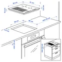 IKEA SMAKLIG СМАКЛІГ, індукційна варильна панель, IKEA 500 чорний, 59 см 504.678.83 фото thumb №6