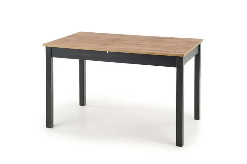 Обідній стіл розкладний HALMAR GREG 124-168x74 см дуб вотан/чорний фото №12