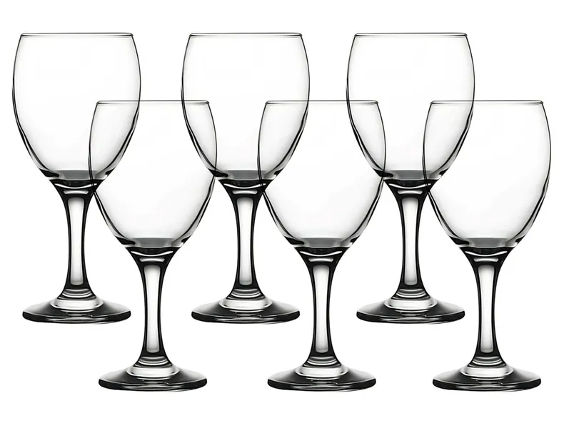 BRW Набор бокалов для красного вина Imperial 6 шт. 255 мл 093157 фото №1