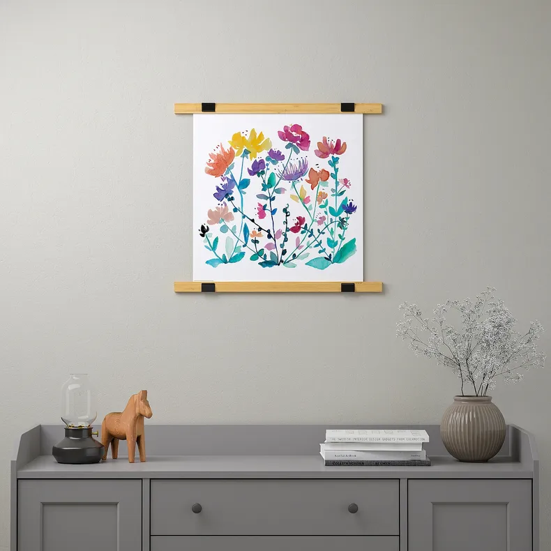 IKEA BILD БІЛЬД, постер, польові квіти, 50x50 см 604.418.16 фото №3