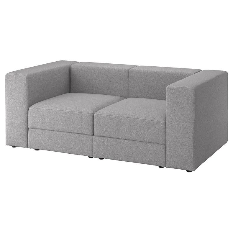 IKEA JÄTTEBO ЭТТЕБО, 2-местный модульный диван, Тонеруд серый 694.695.04 фото №1
