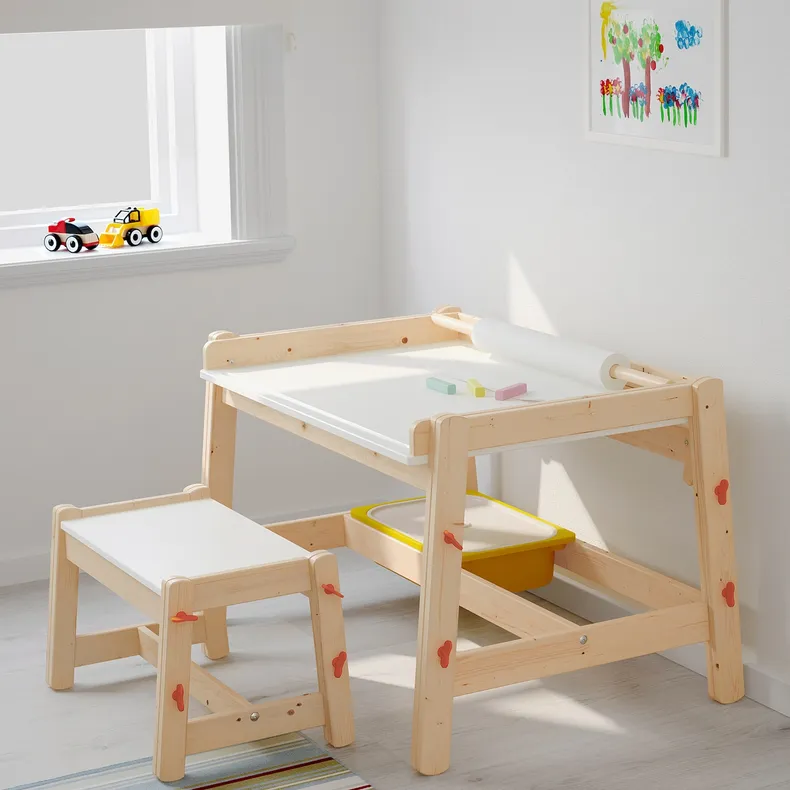 IKEA FLISAT ФЛИСАТ, скамья детская, регулируемый 802.907.79 фото №2