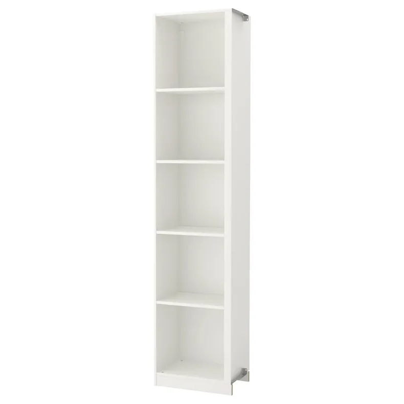 IKEA PAX ПАКС, доп угл модуль д / гардероба / 4 полки, белый, 53x35x236 см 803.469.41 фото №1